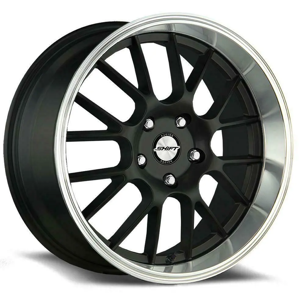 Shift Wheels H28 Crank Black Polished Lip 3