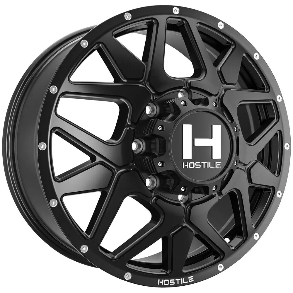 Hostile Wheels H402 Diablo-Dually Full Black 1