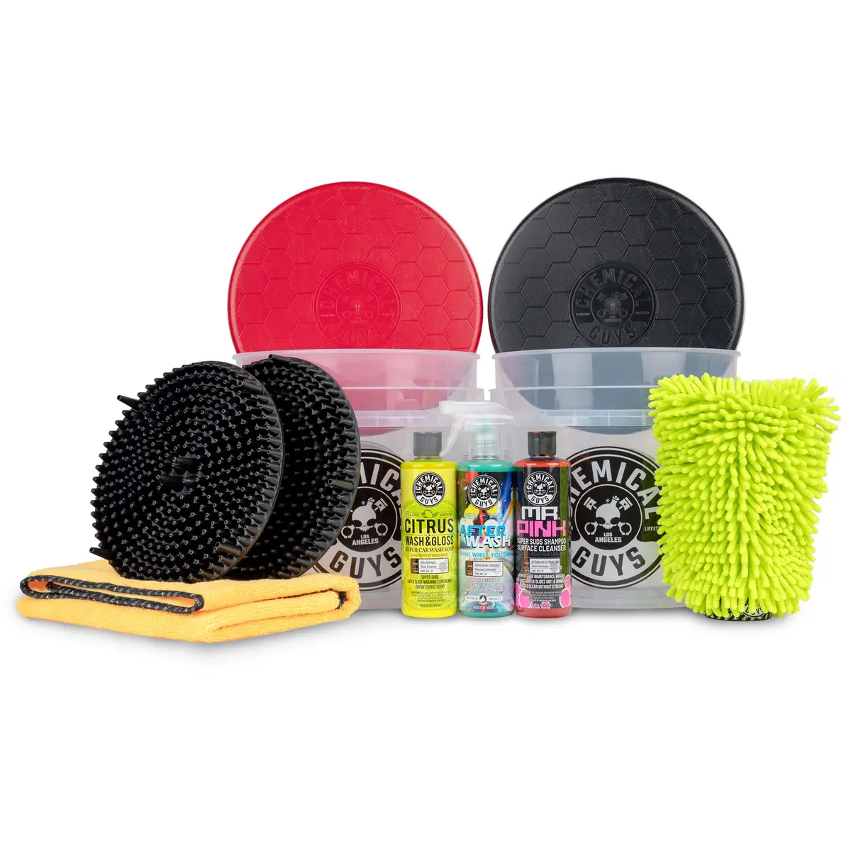 Wash And Gloss Two-Bucket Method Deluxe Kit W/Lids 1