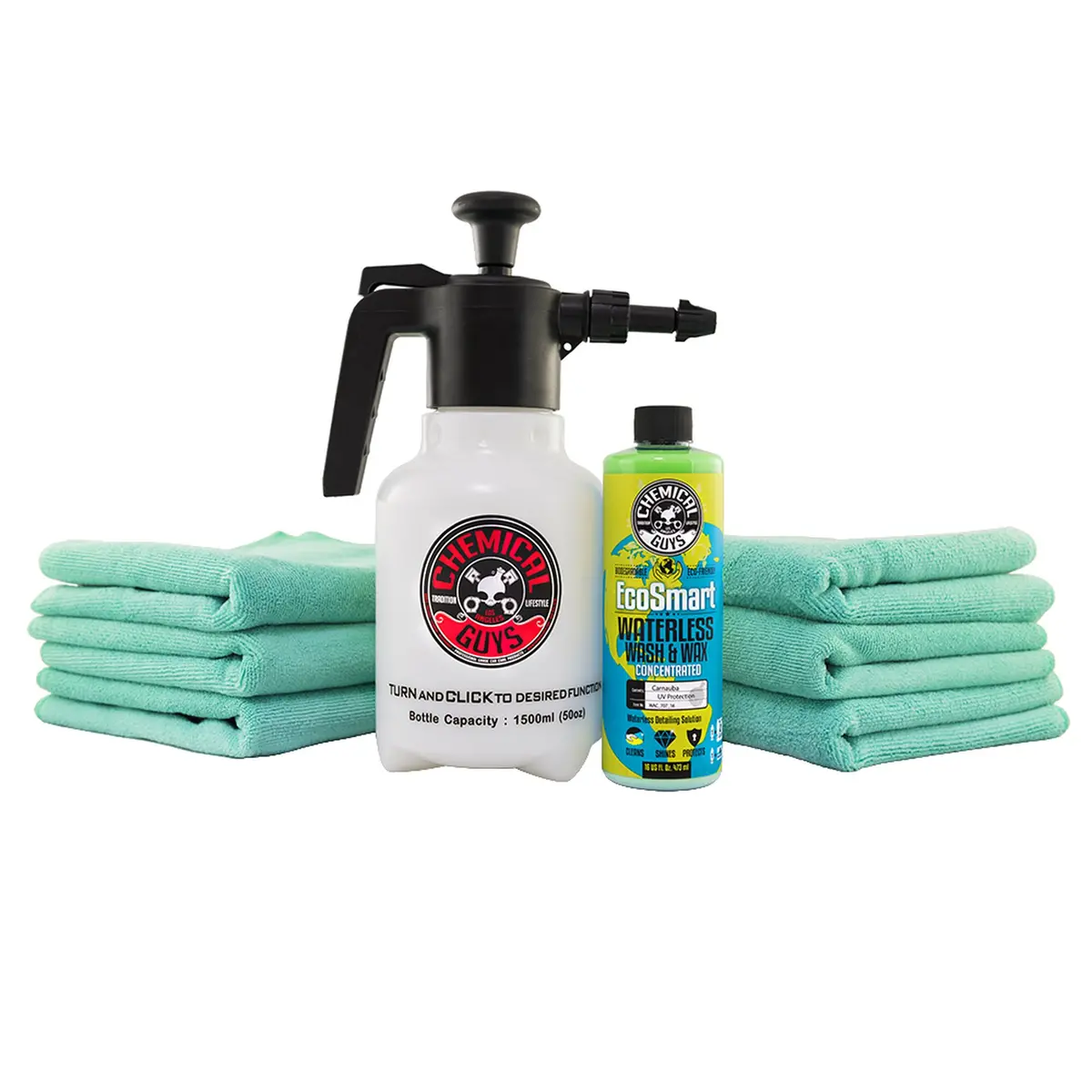 Wash & Wax Atomizer Bundle W/2 Towel Set 1