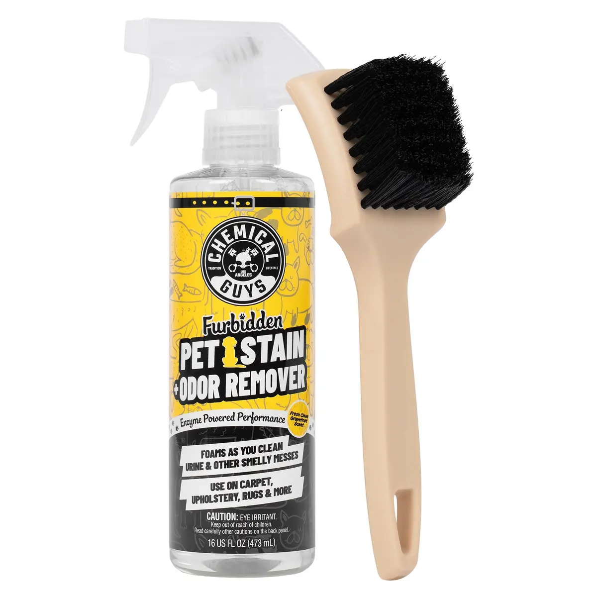 Furbidden® Pet Stain & Odor Remover + Nifty Brush Kit 1