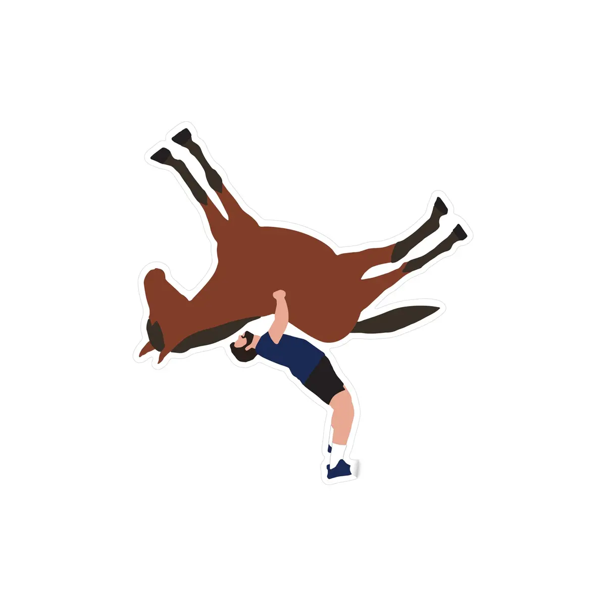 Uncle Dijon Horse Destroyer Sticker 1