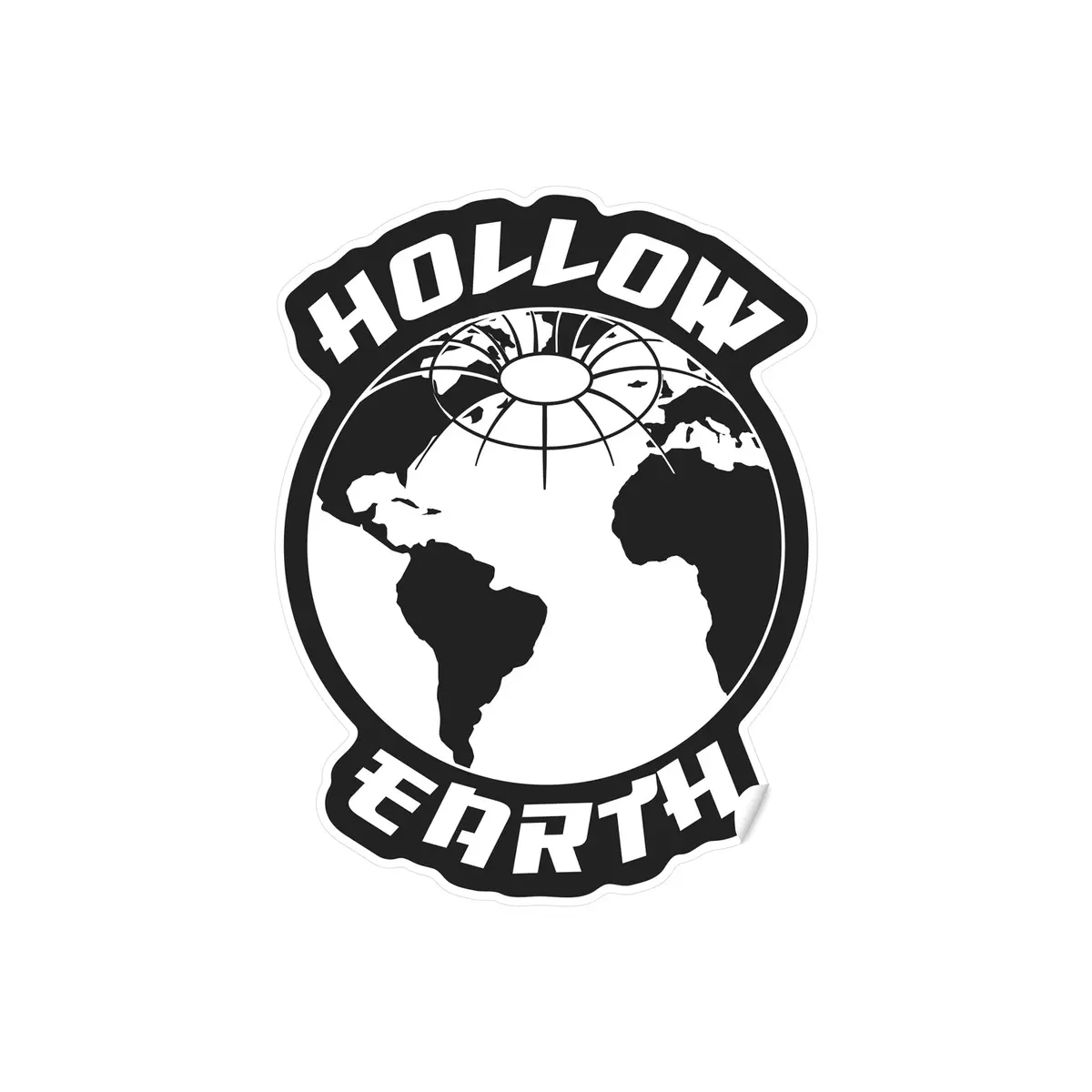 Hollow Earth Sticker 1