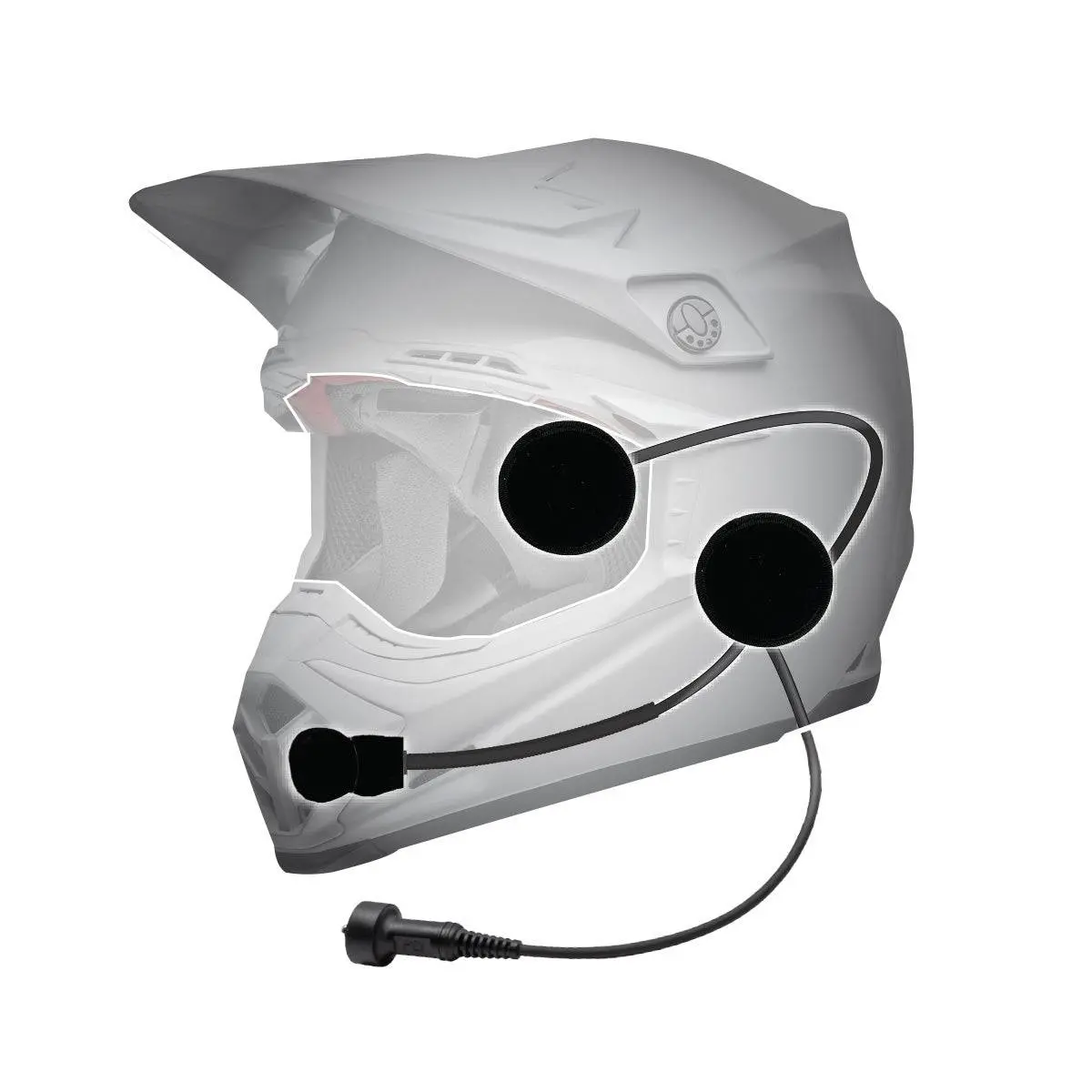 Clearance Motorcycle Helmet Wiring Kit With M2 Speakers 1