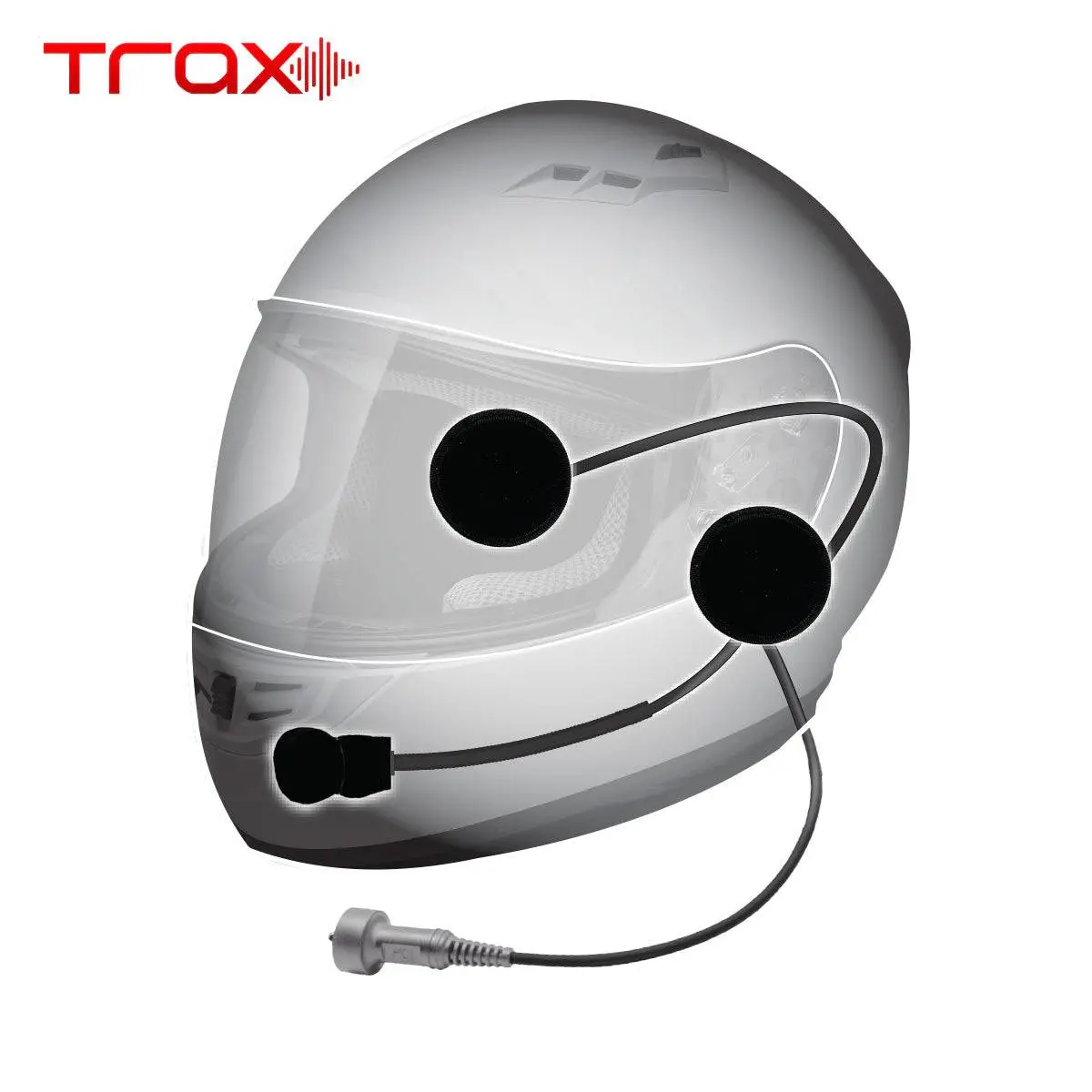 Trax Stereo Helmet Wiring Kit With G2 Speakers 1