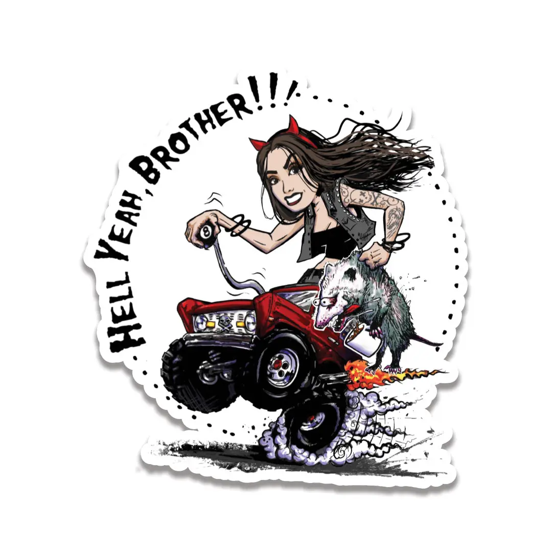 Hot Rod Sticker 1