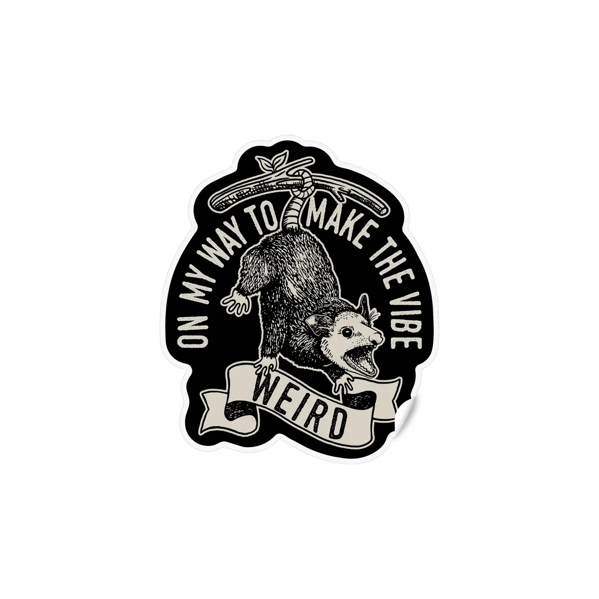 Weird Vibe Sticker 1
