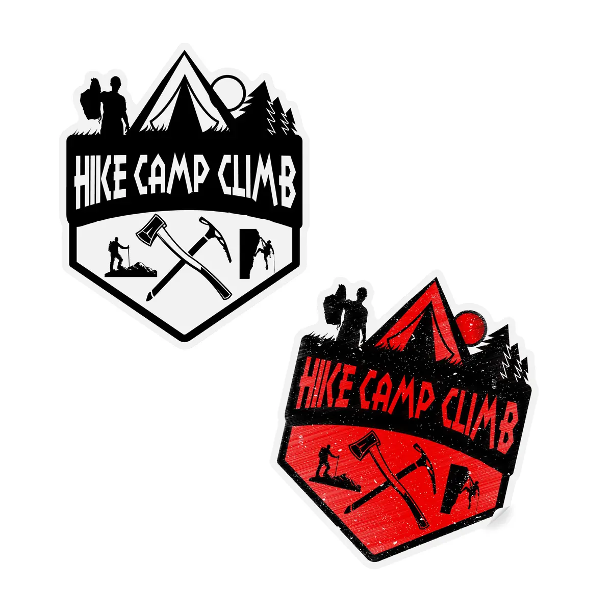 Hike Camp Climb Sticker 1