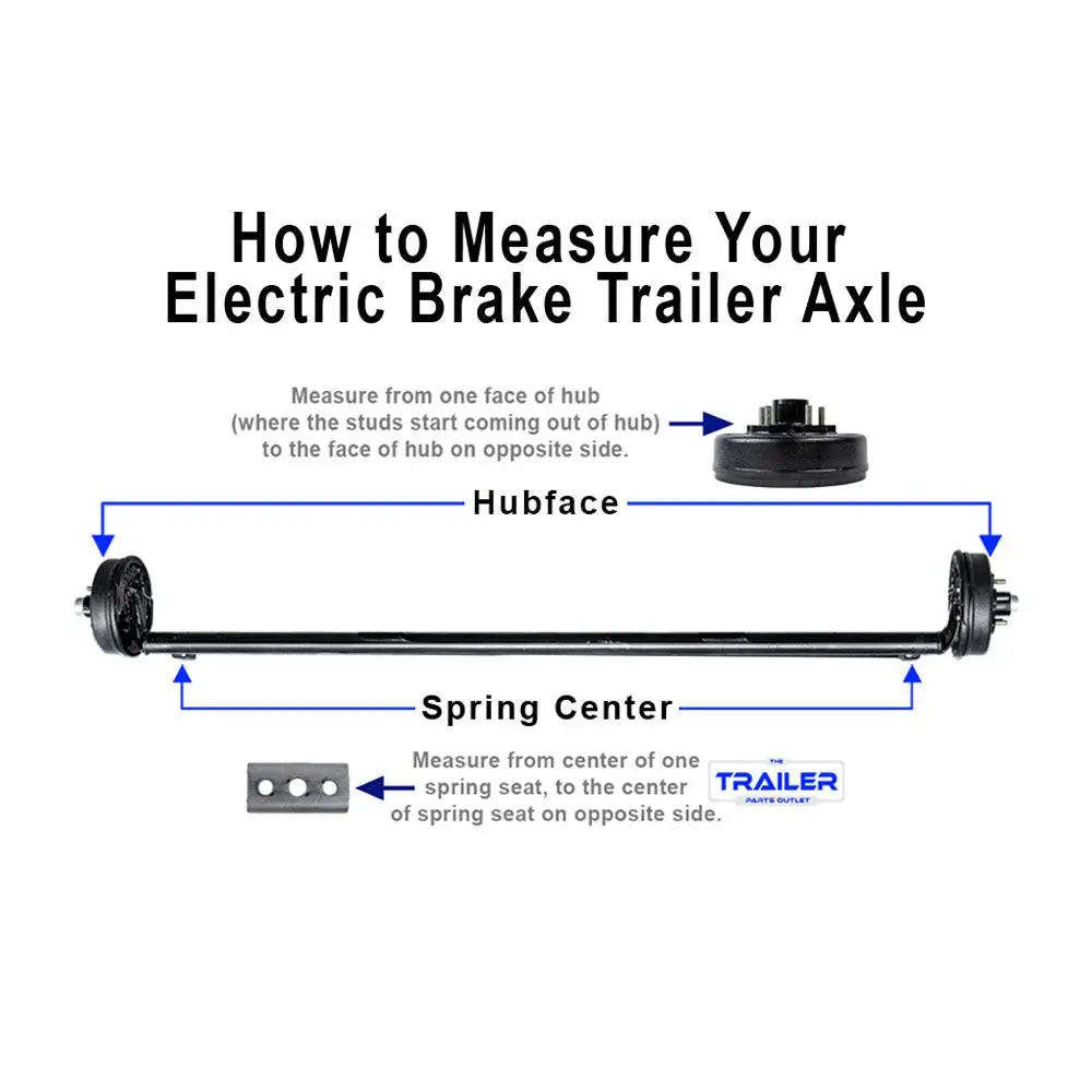 3.5K Tk Heavy Duty Tandem Axle Kit - 7000 Lb Capacity (Drop Axle Series) 2