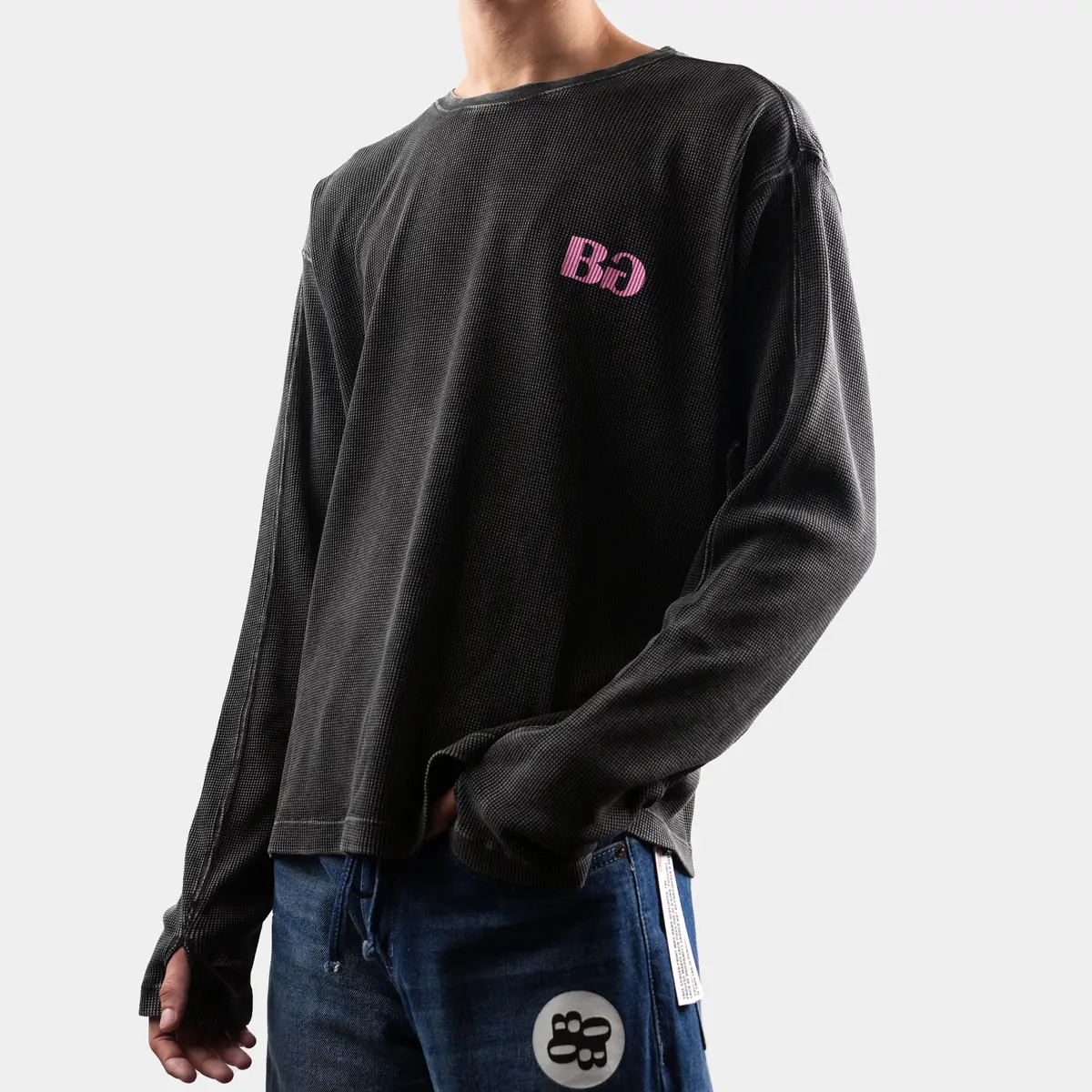 Black Wash Full Sleeve T-Shirt 1