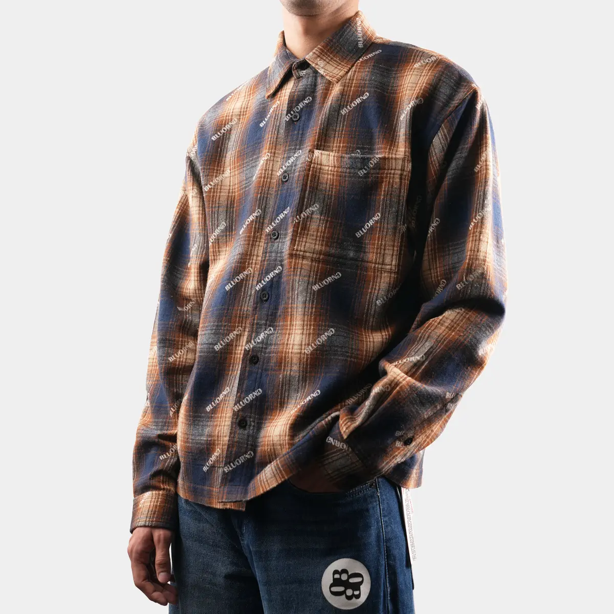 Blu Flannel Shirt 1