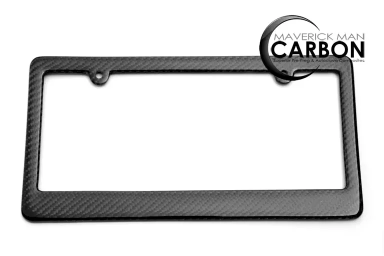 Carbon Fiber License Plate Frame 1