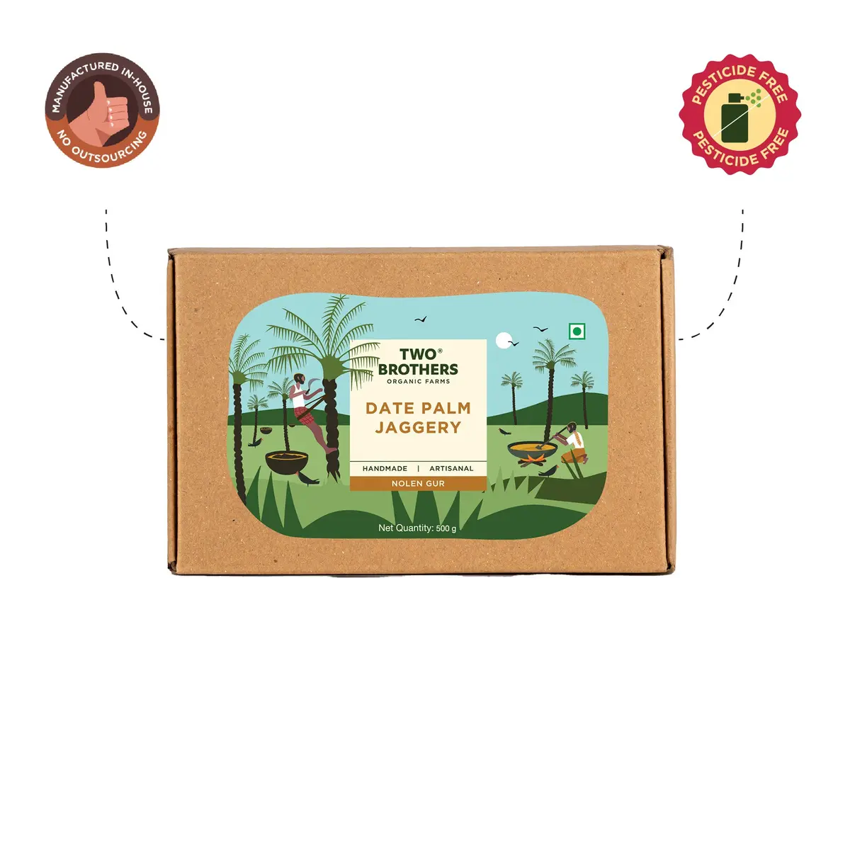 Date Palm Jaggery Solid, Pure Date Palm Sap 2