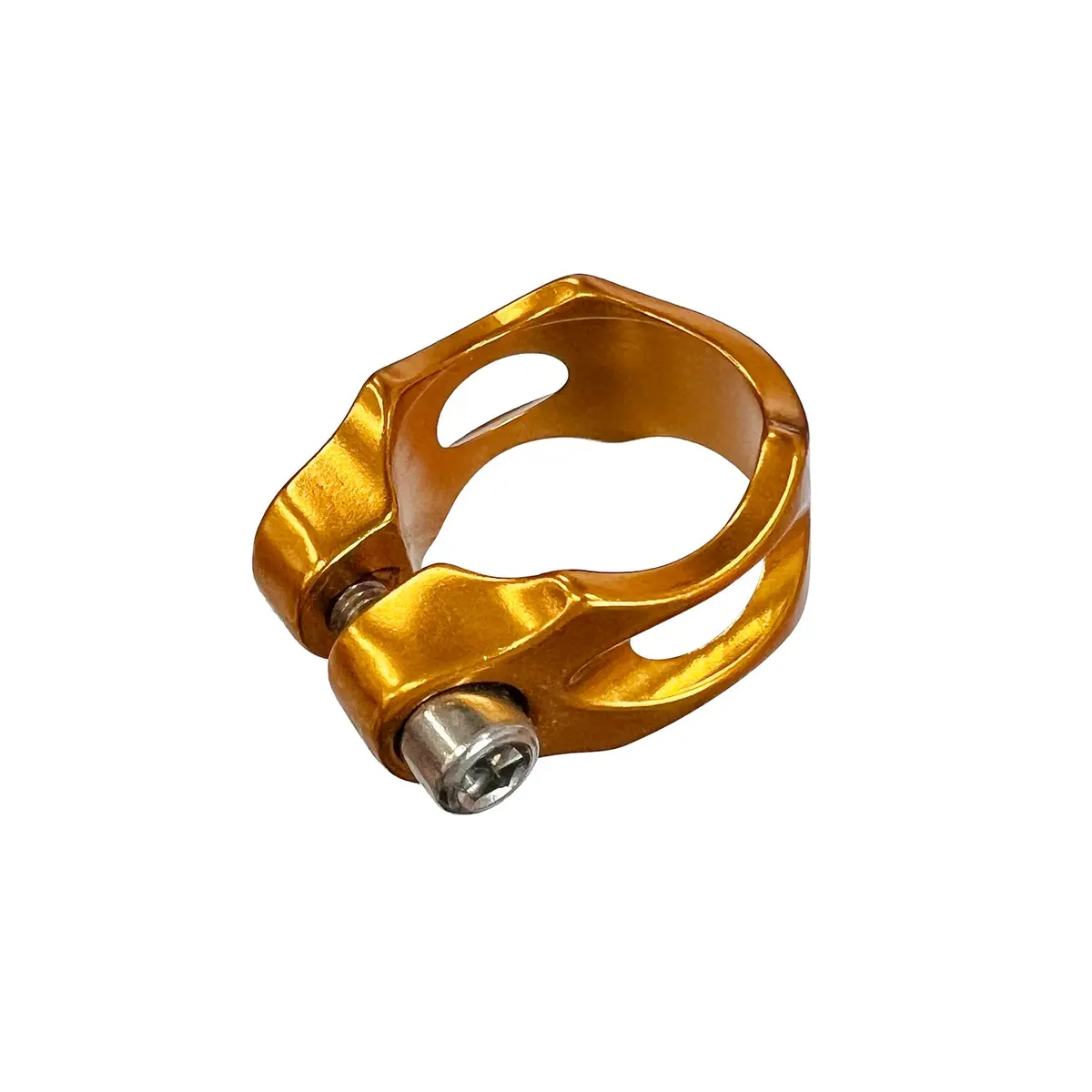 Seat Clamp 31.8 Bolt On Warder Gold 1