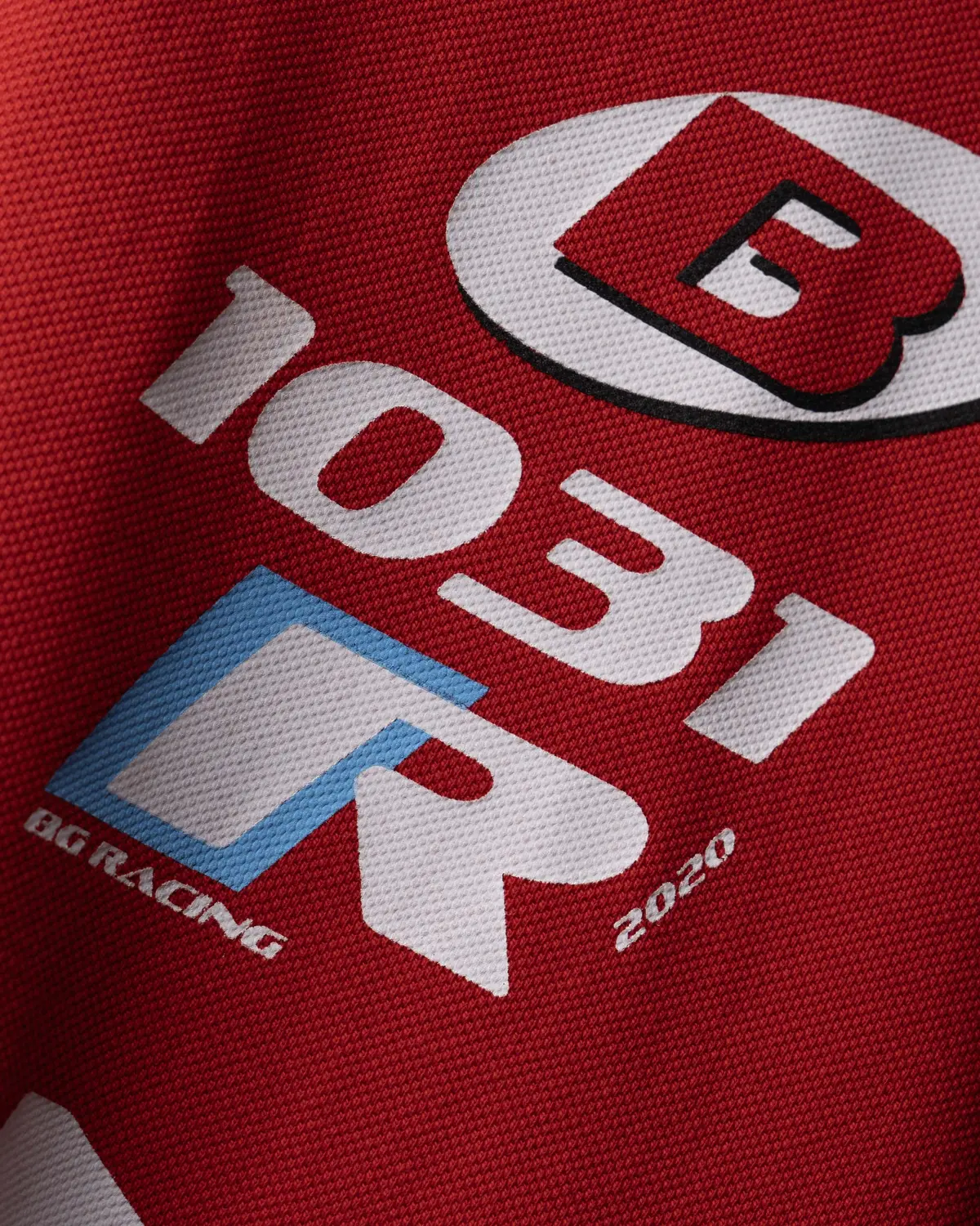 Red Retro Rev Polo T-Shirt 2