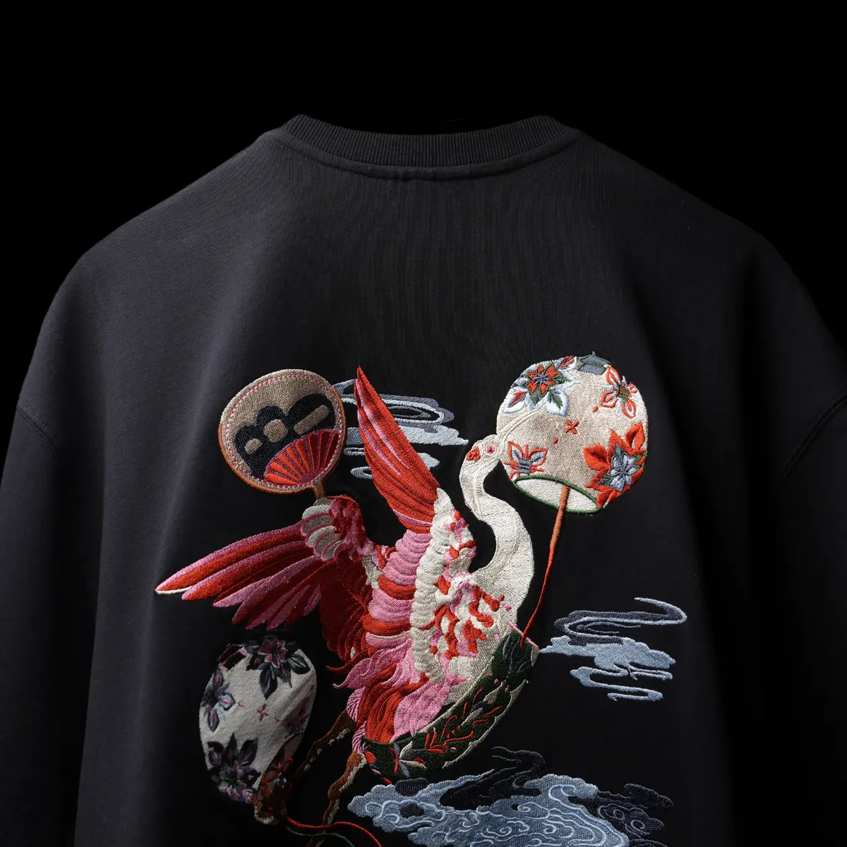 Black Crane T-Shirt 1