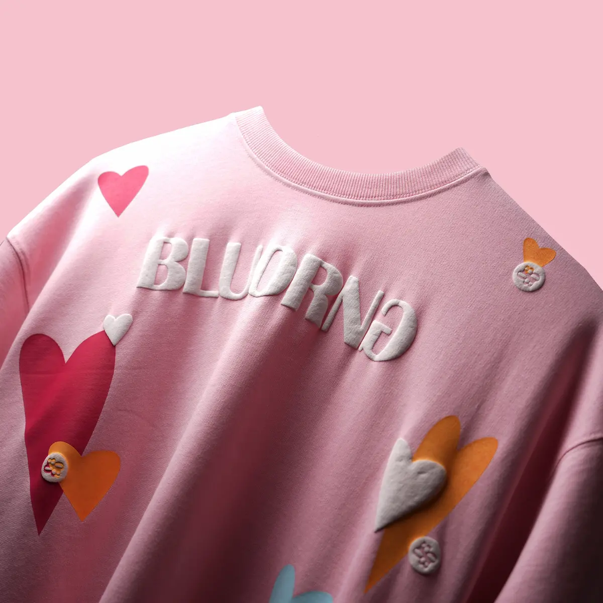 Pink Heart On My Sleeve T-Shirt 1