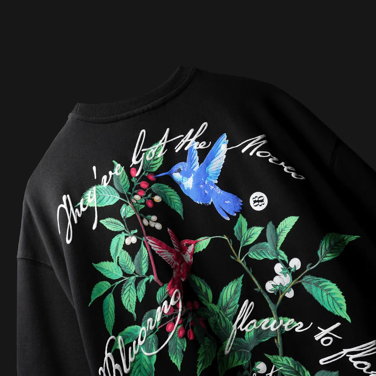Hummingbird Black T-Shirt 1