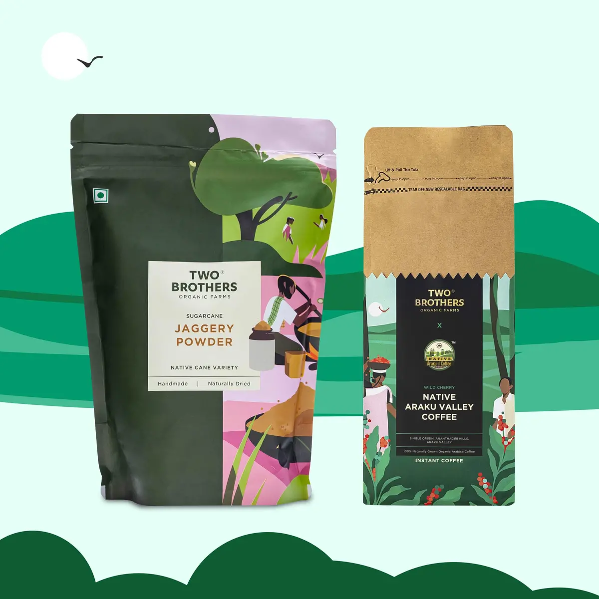 Instant Coffee(250G) + Crushed Jaggery(500G) - Combo 1