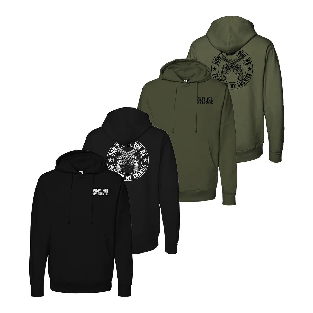 Pray For My Enemies Hoodie 1