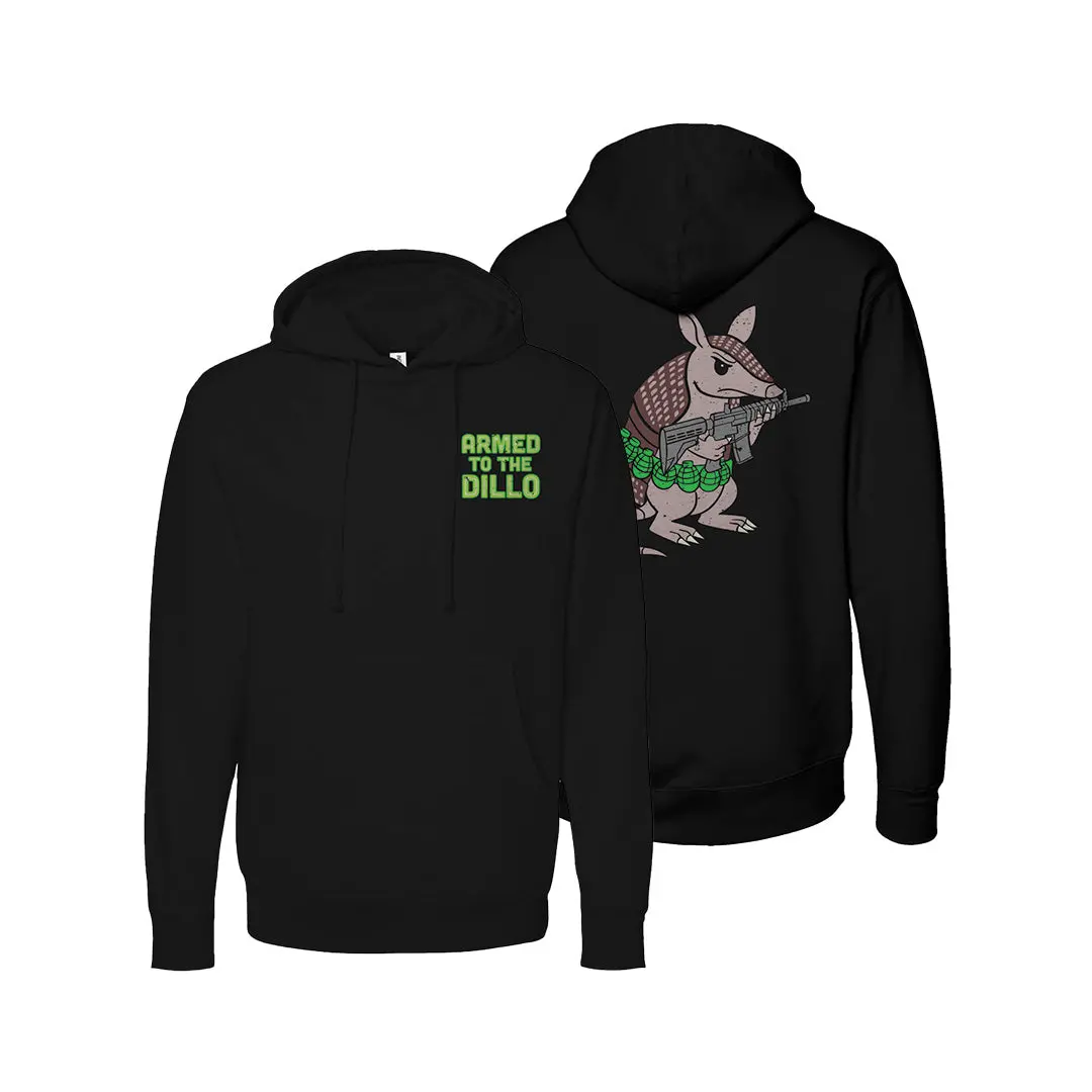 Armed To The Dillo Hoodie 1