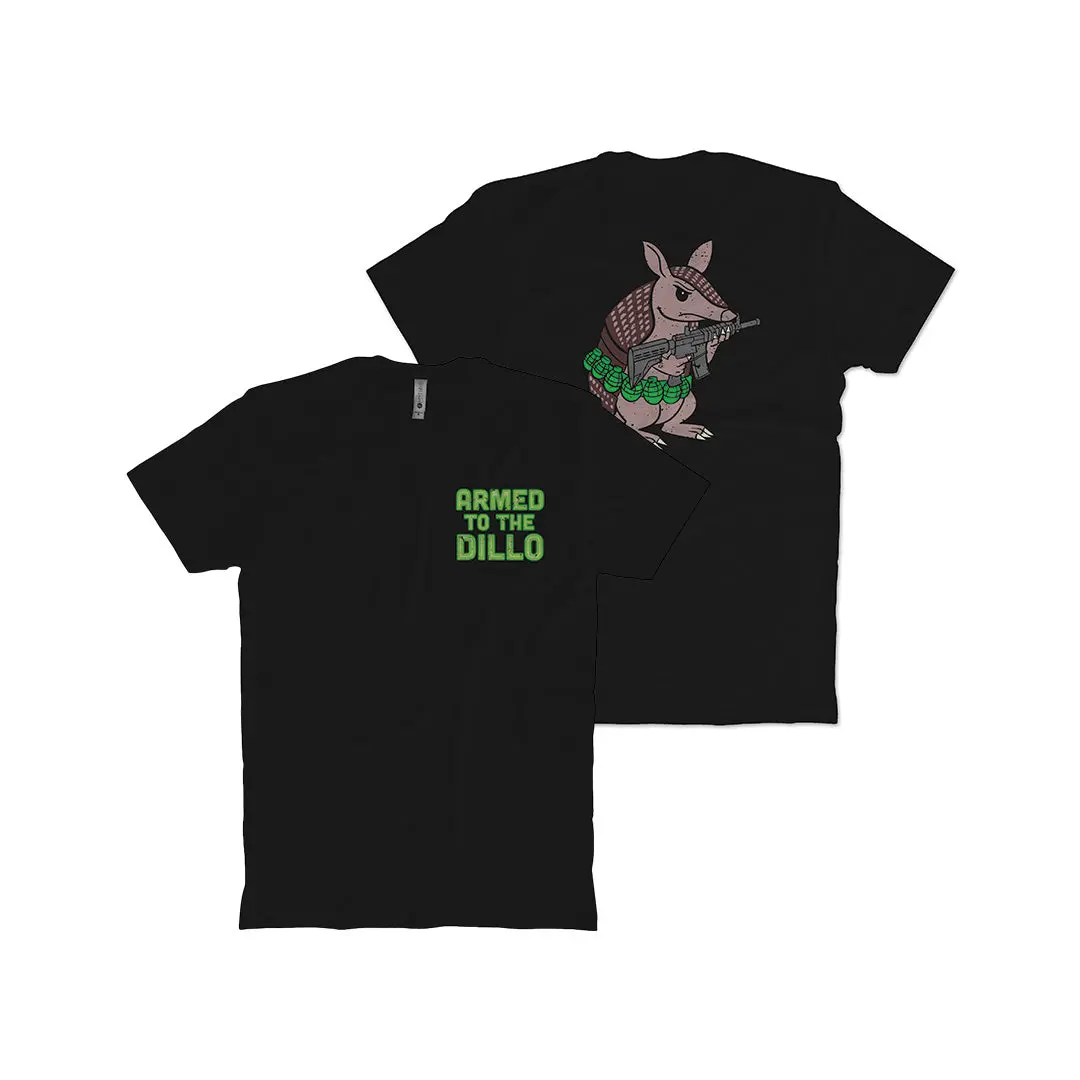 Armed To The Dillo T-Shirt 1