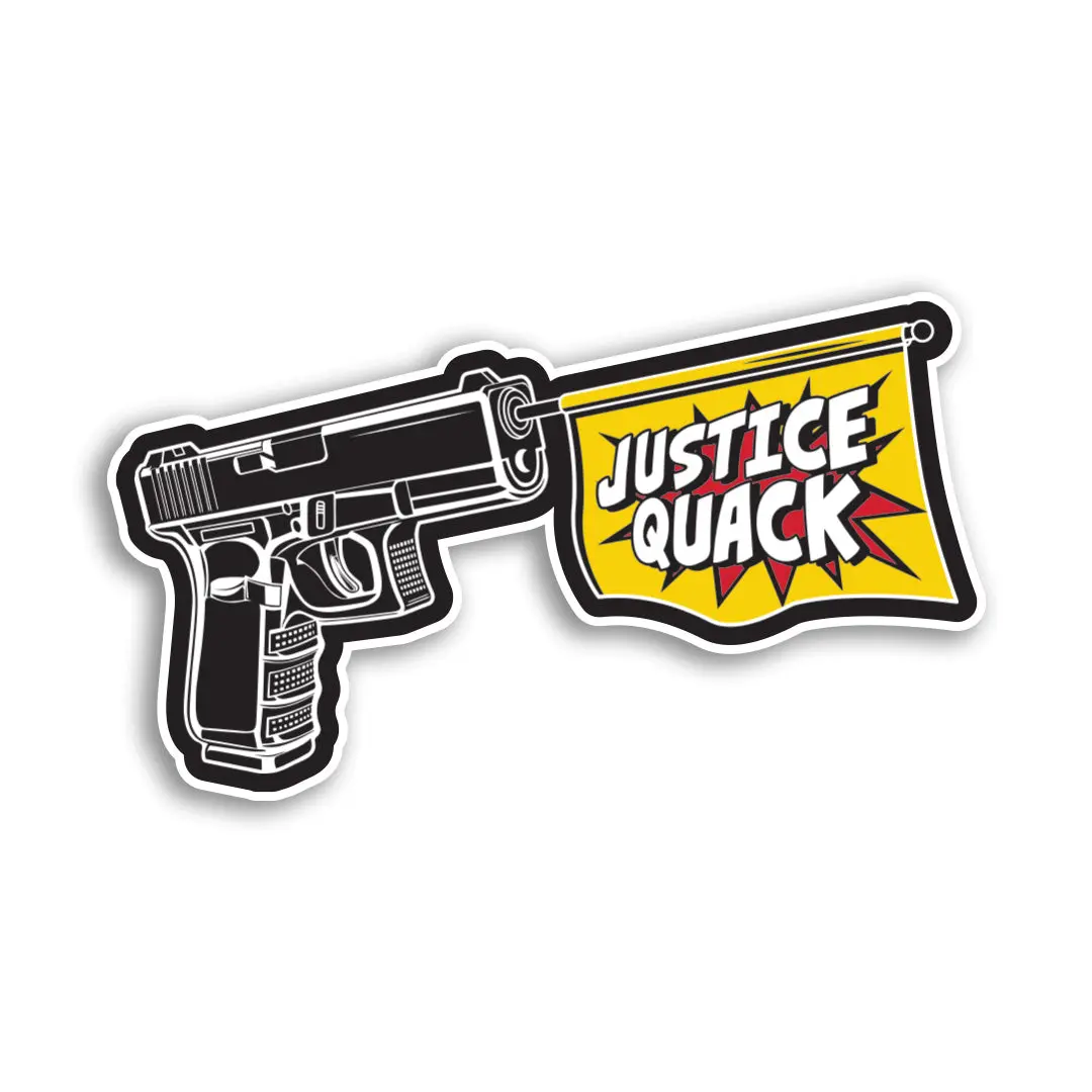 Justice Quack Sticker 1