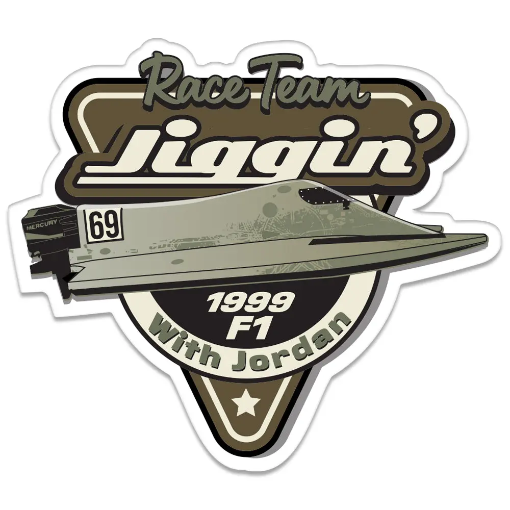 Jiggin Race Team Sticker 1