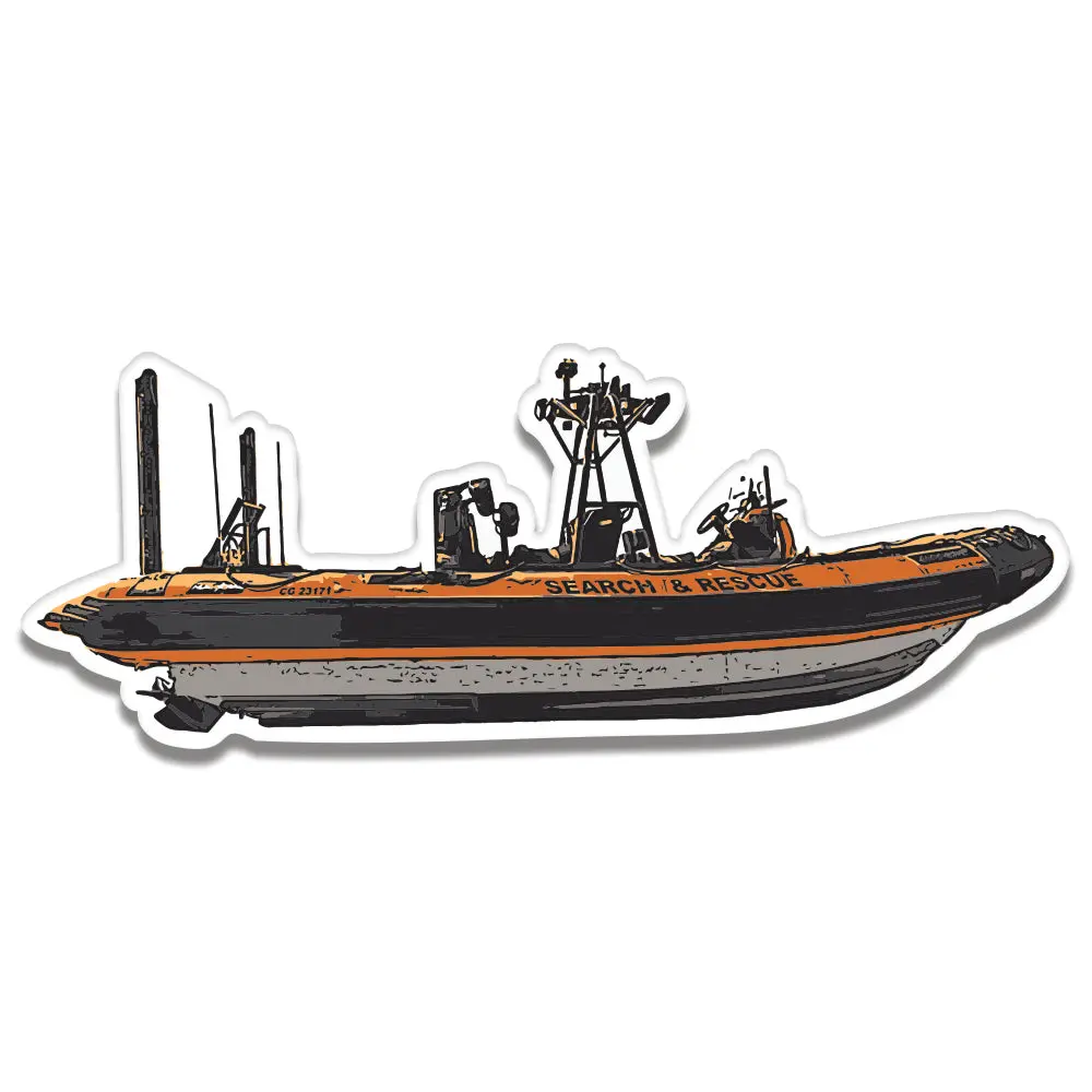 Jiggin Coast Guard Sticker 1