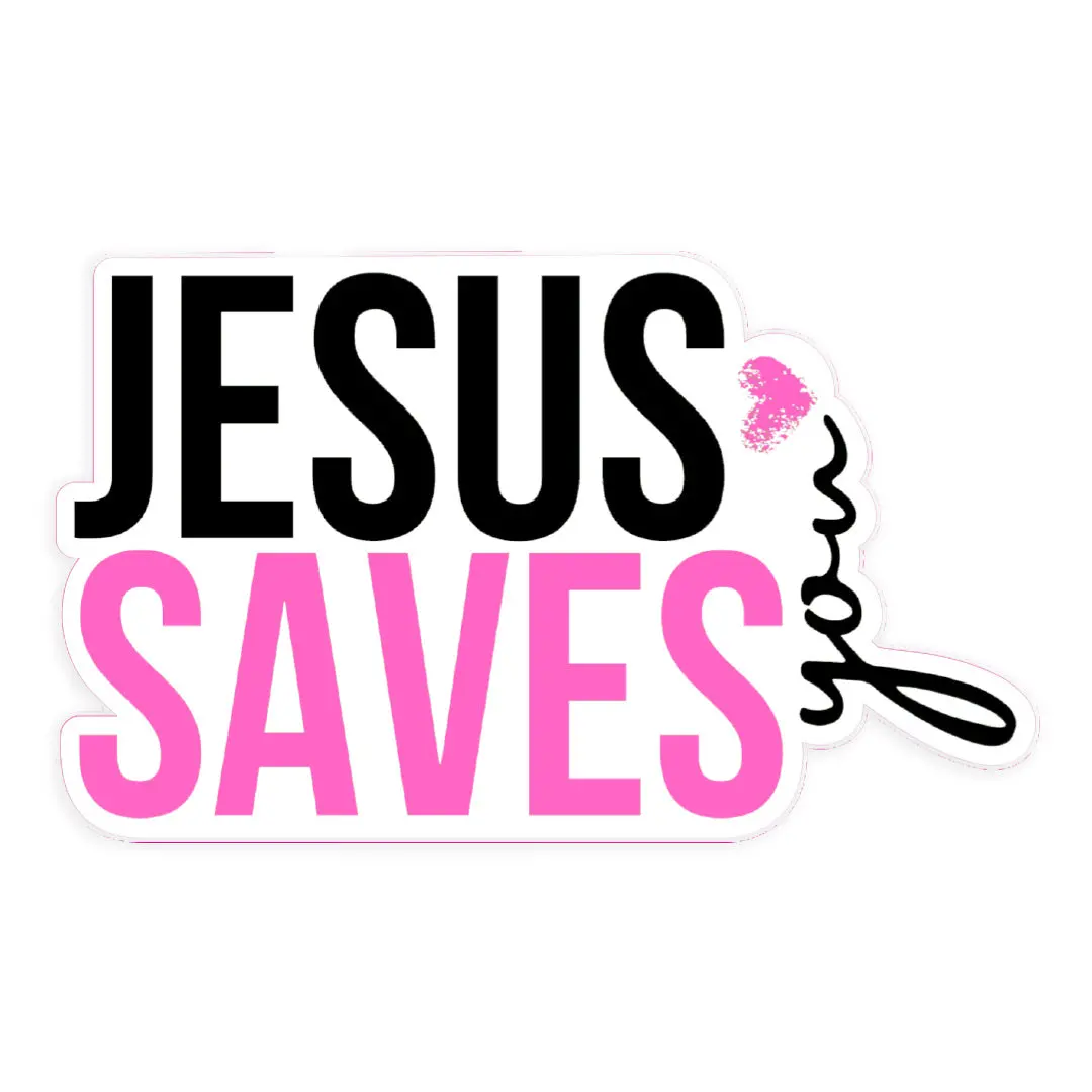 Jesus Saves Sticker 1
