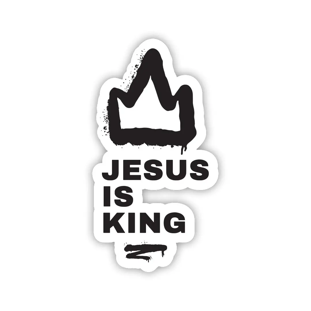 Jesus Is King Sticker 1