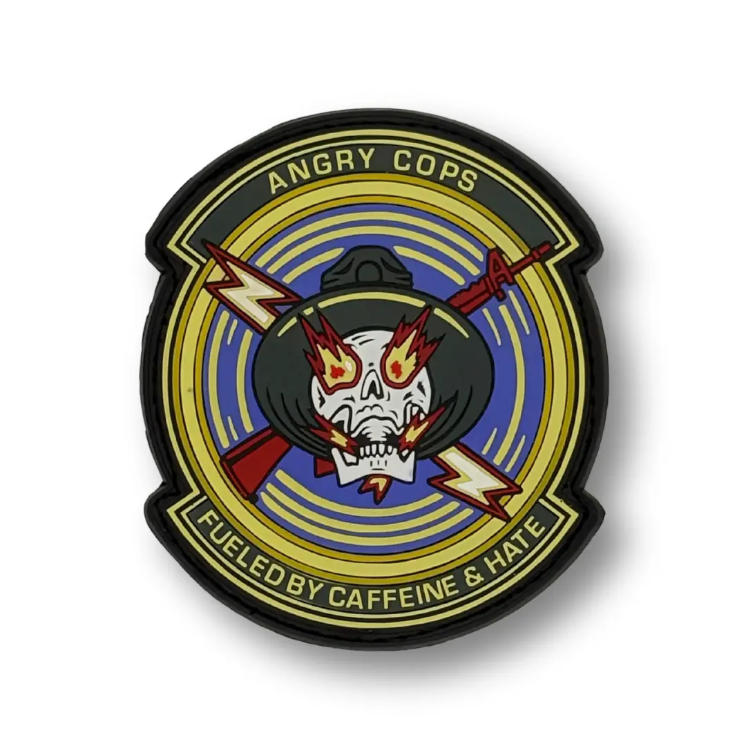 Fueled By Caffeine And Hate Pvc Patch 1