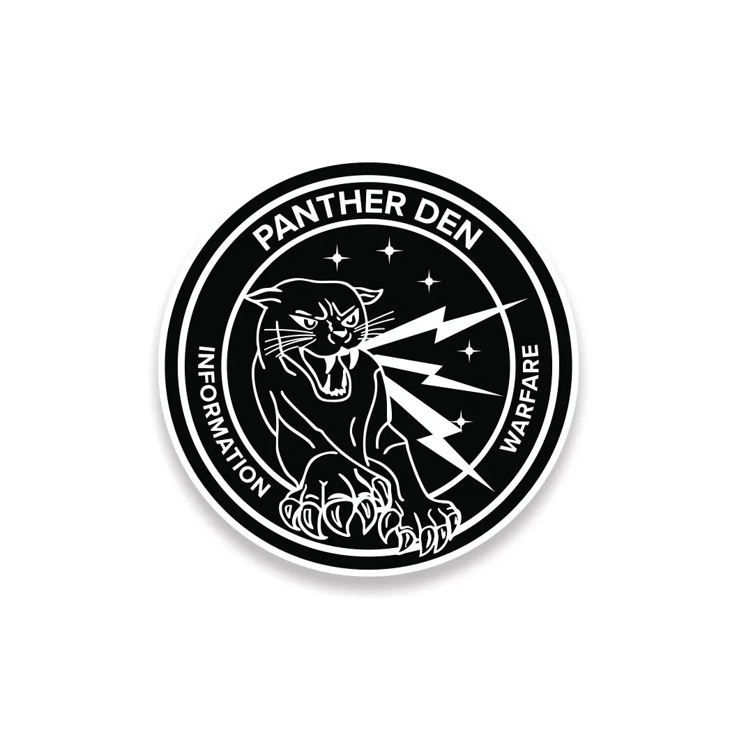 Panther Den Sticker 1