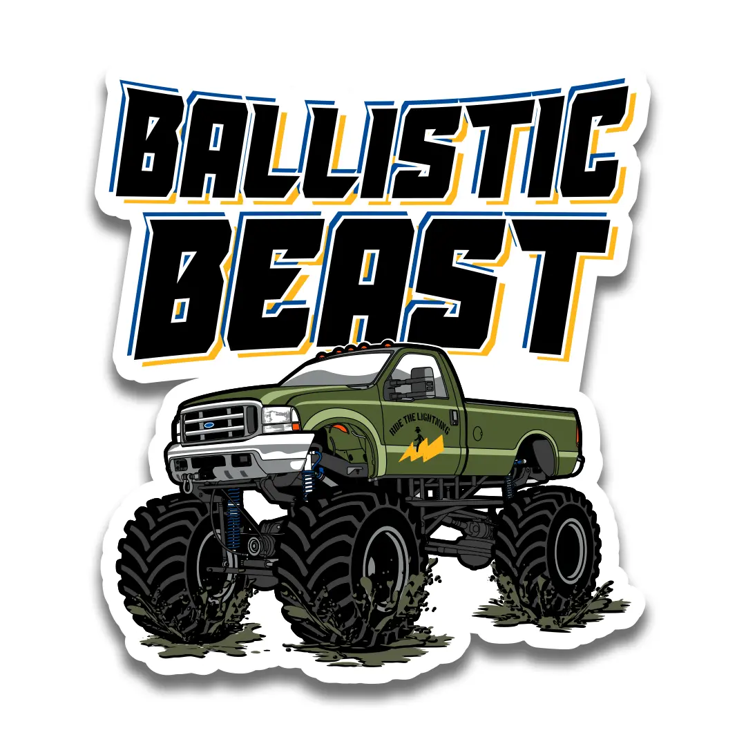 Ballistic Beast Sticker 1