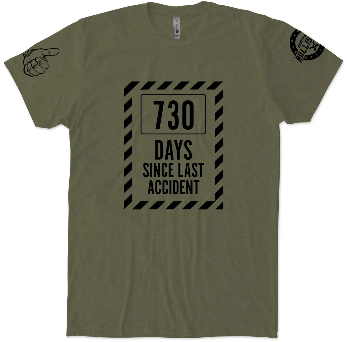 Kb Days Without Accident T-Shirt 1