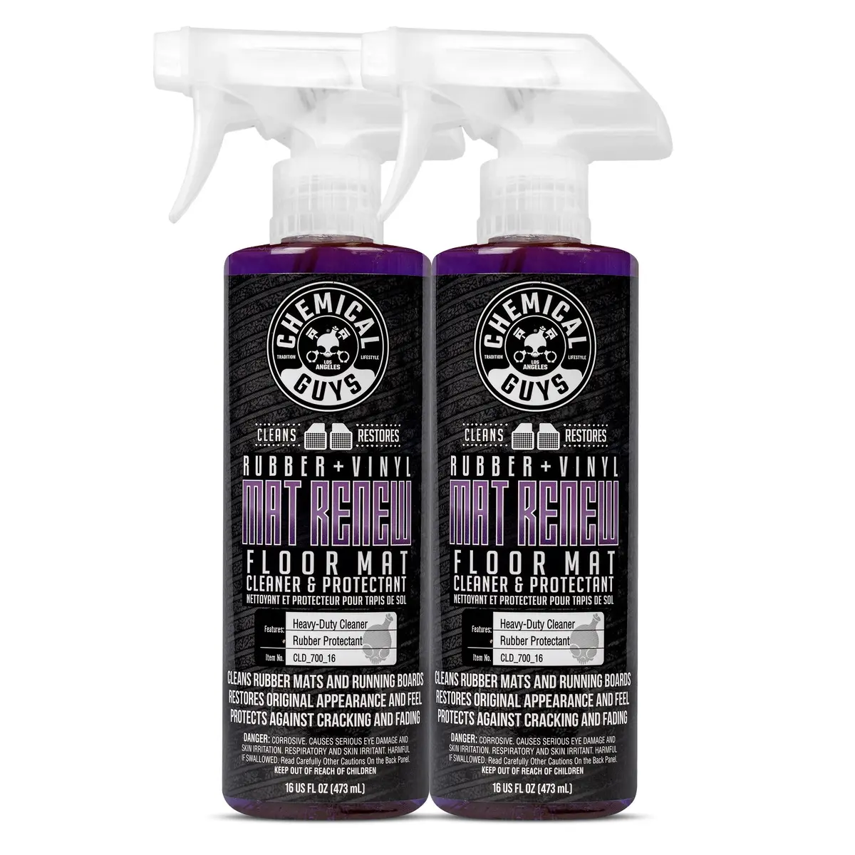 Mat Renew Rubber + Vinyl Floor Mat Cleaner And Protectant (2-Pack) 1