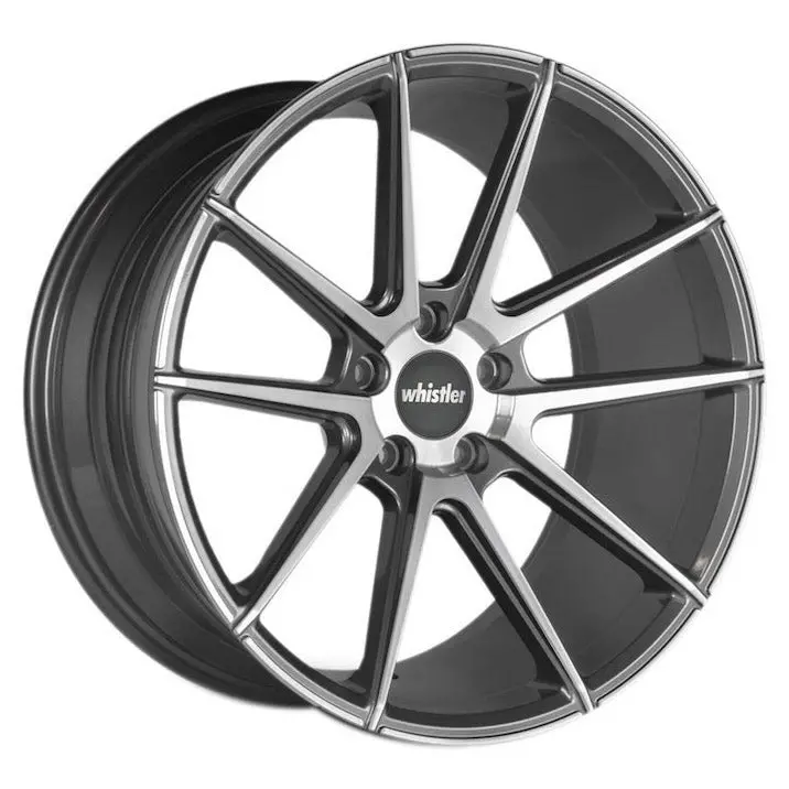 Whistler Wheels Kr10 Machined Gunmetal 1