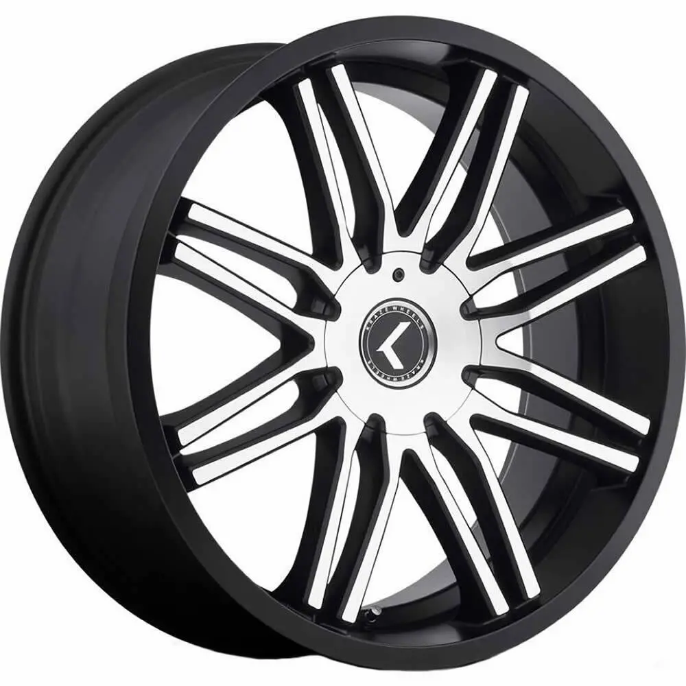 Kraze Wheels Kr141 Cray Black Machined 1