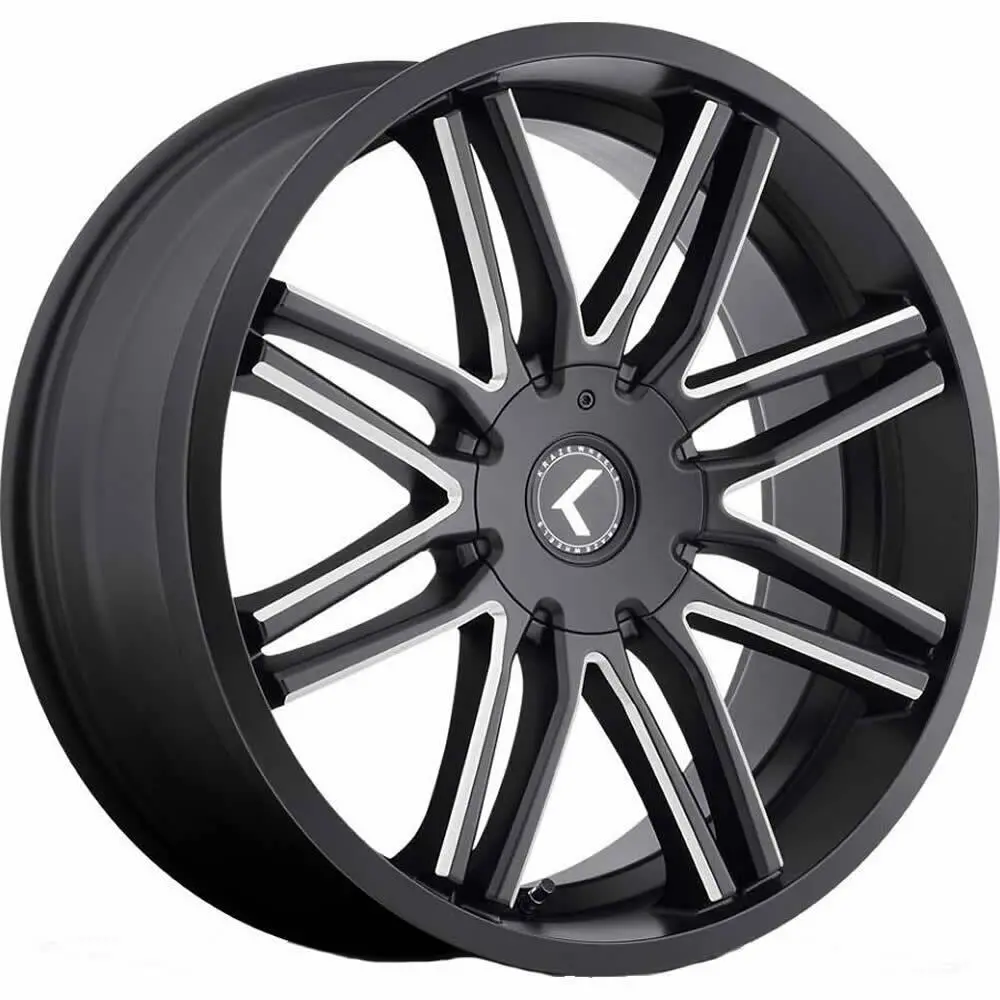 Kraze Wheels Kr141 Cray Black Milled 1