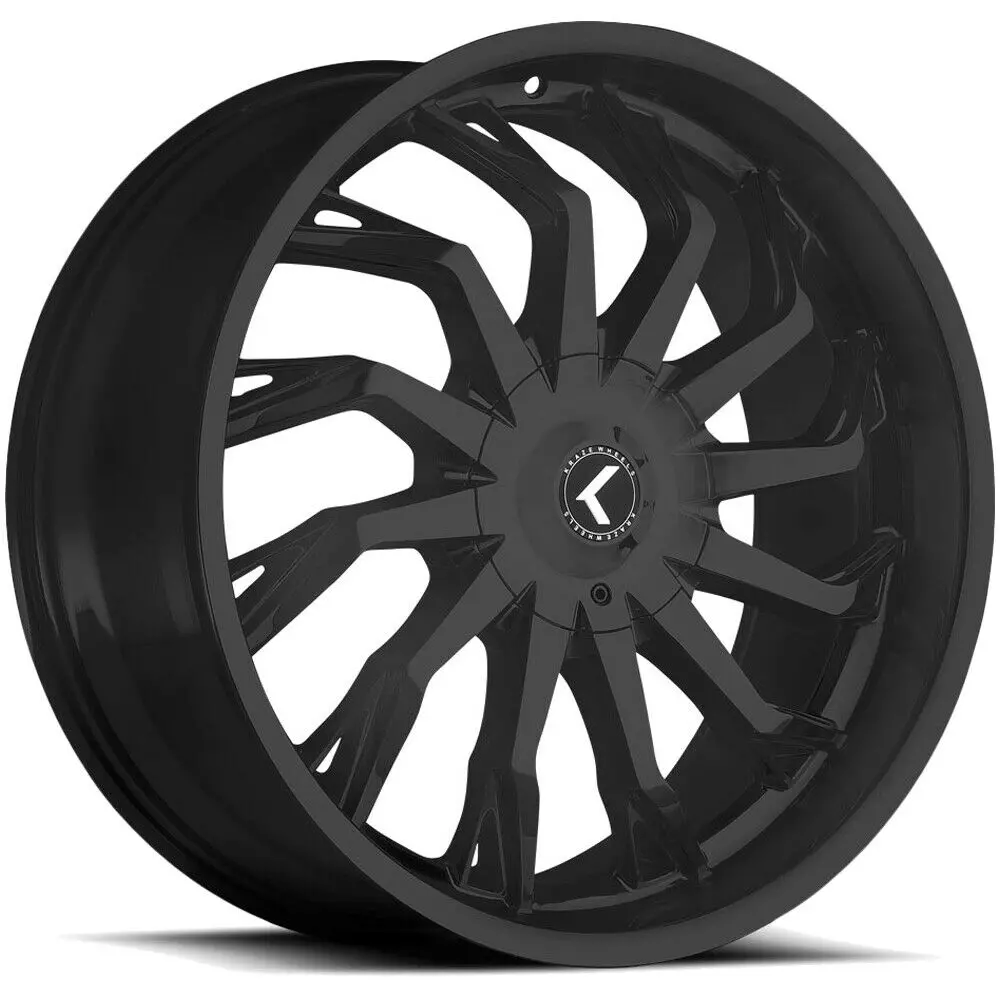 Kraze Wheels Kr142 Scrilla Satin Black 1