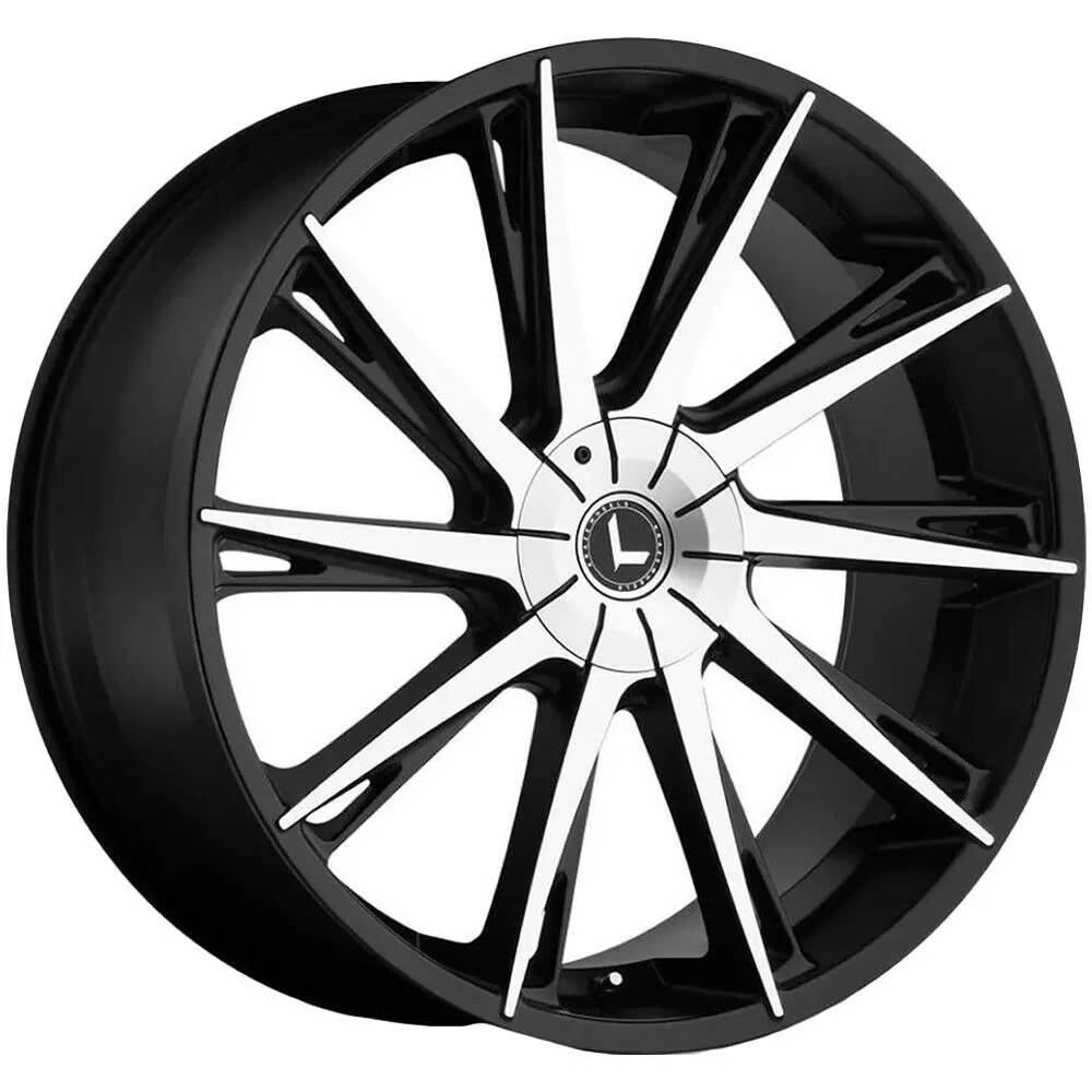 Kraze Wheels Kr144 Swagg Black Machined 1