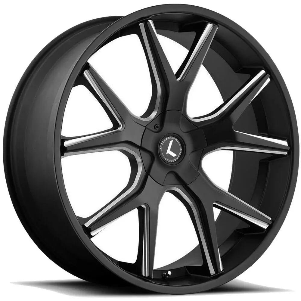 Kraze Wheels Kr146 Spltz Black Milled 1
