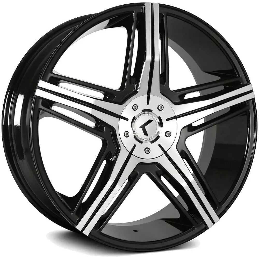 Kraze Wheels Kr158 Hype Black Machined 1