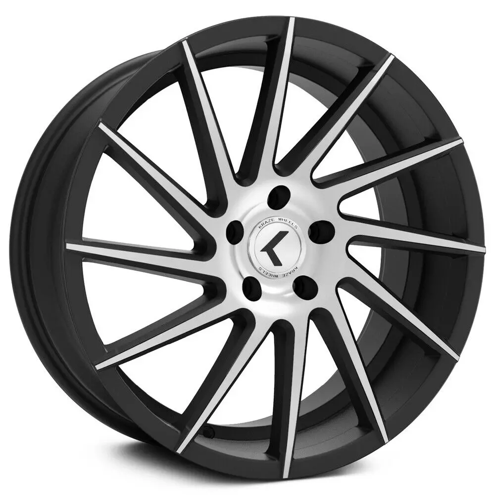 Kraze Wheels Kr181 Spinner Black Machined 1