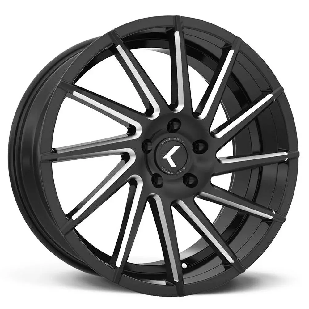 Kraze Wheels Kr181 Spinner Black Milled 1
