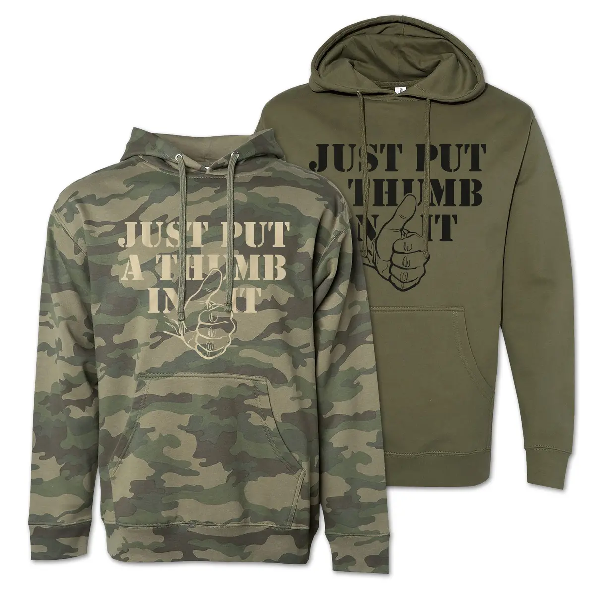 Put A Thumb In It Hoodie 1