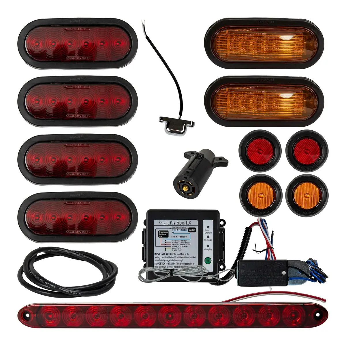 Gooseneck Trailer Oval Led Light Kit 1