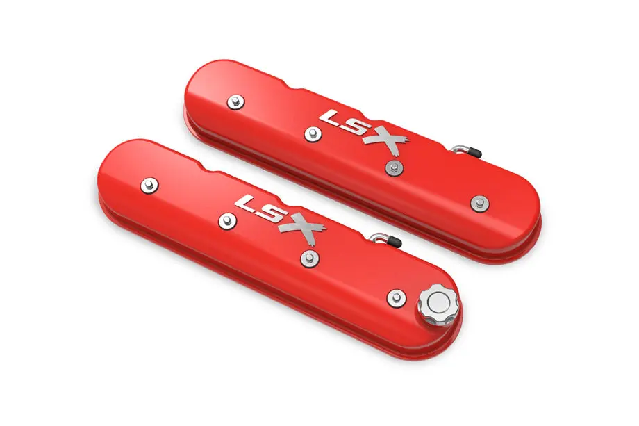 Ls Aluminum Holley Lsx Tall Coilless Valve Covers 1