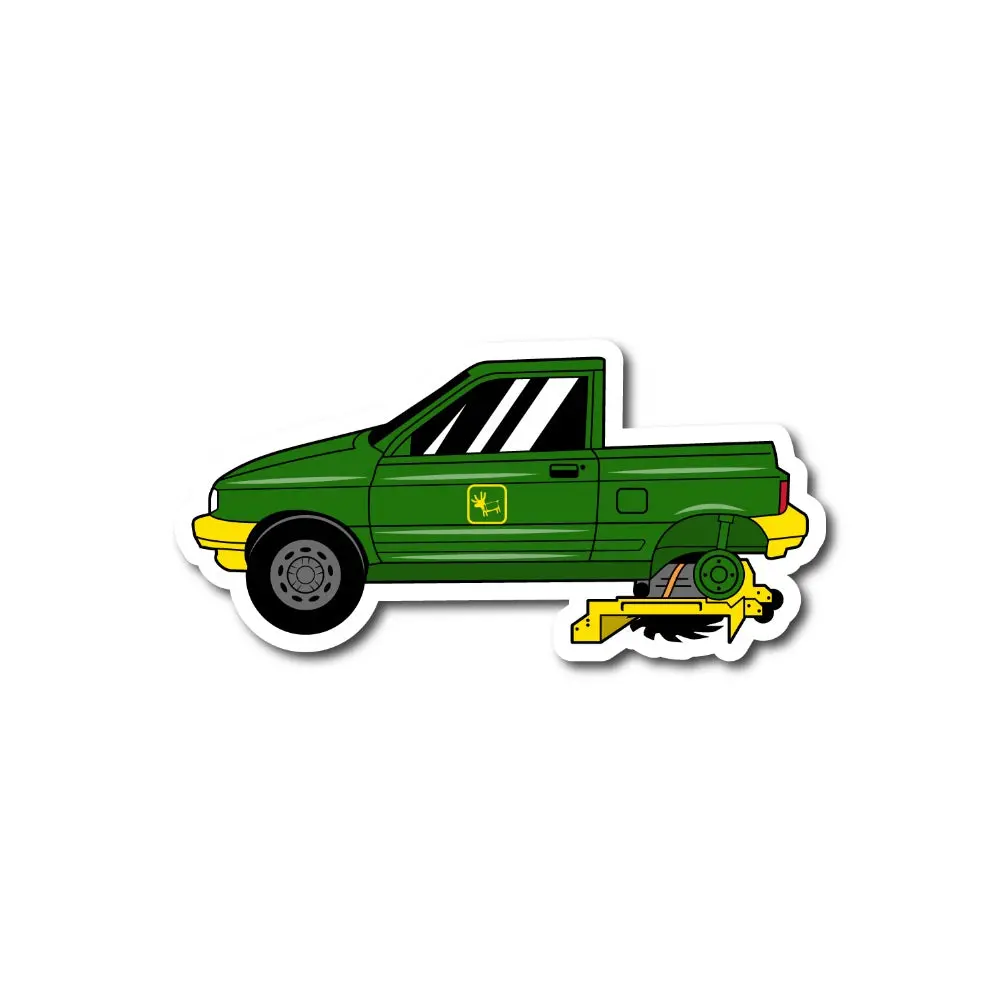 Lawn Mower Sticker 1