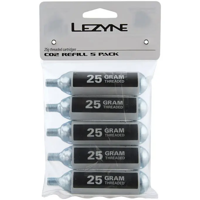 Lezyne 25G Co2 Cartridge 5 Pack 1